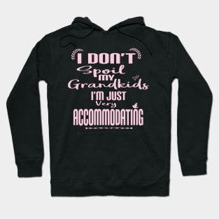 I Don't Spoil My Grandkids I'm Just Very Accommodating for Grandma or Nana Hoodie